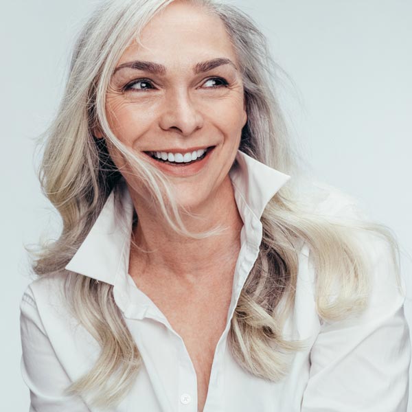 smiling senior woman
